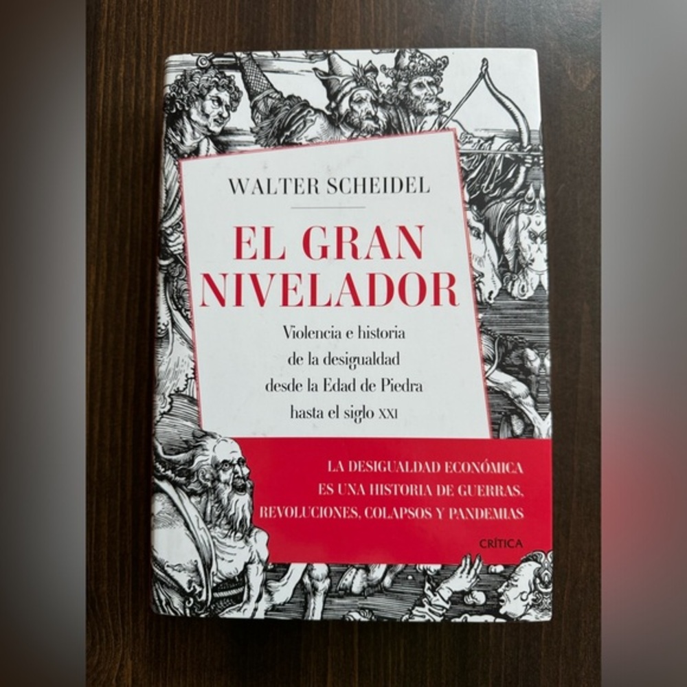 El‎ Gran Nivelador History Book By Walter Scheidel The Great Leveler Hard Cover